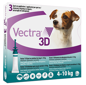 VECTRA 3D*3PIP 4-10KG VERDE - Farmacia Del Monaco