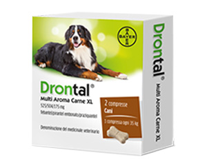 DRONTAL MULTI AR CARNE XL*2CPR - Farmacia Del Monaco