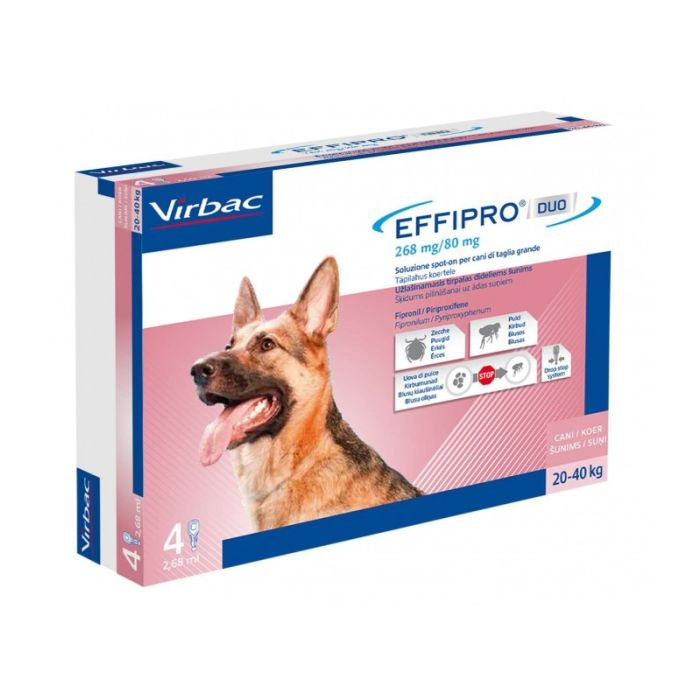 EFFIPRO DUO*4PIP 20-40KG CANI - Farmacia Del Monaco
