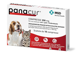 PANACUR*10CPR 250MG - Farmacia Del Monaco
