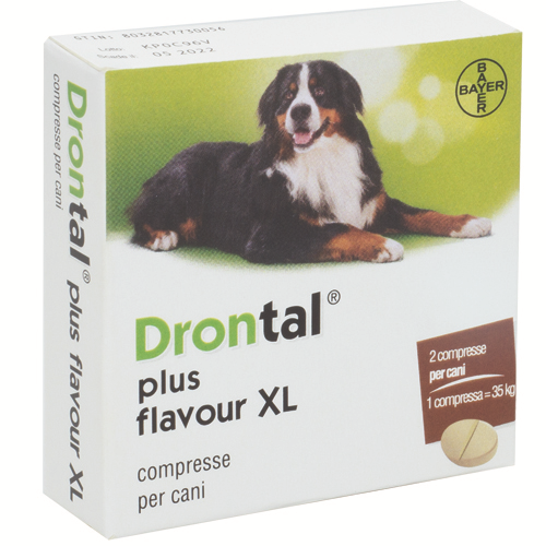 DRONTAL PLUS FLAVOUR 35KG*2CPR - Farmacia Del Monaco