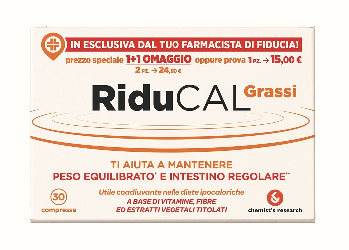 RIDUCAL GRASSI 30 COMPRESSE - Farmacia Del Monaco