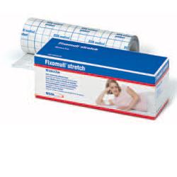 FASCIA AUTOADESIVA IPOALLERGENICA FISSAGGIO CATETERI FIXOMULL STRETCH SUPPORTO IN POLIESTERE NON TESSUTO BIANCO MASSA IN POLICARBONATO SENZA RESINE E GOMME NATURALI 15X1000CM - Farmacia Del Monaco