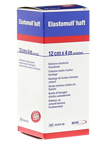 BENDA ELASTICA AUTOADESIVA ELASTOMULL HAFT COMPRESSIONE FORTE 12X400 CM - Farmacia Del Monaco