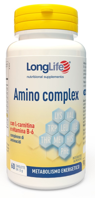 LONGLIFE AMINO COMPLEX 60 TAVOLETTE - Farmacia Del Monaco