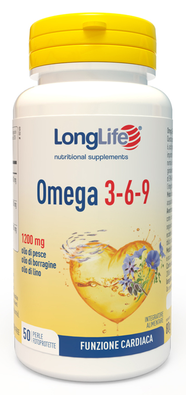 LONGLIFE OMEGA 3-6-9 50 PERLE FOTOPROTETTE - Farmacia Del Monaco