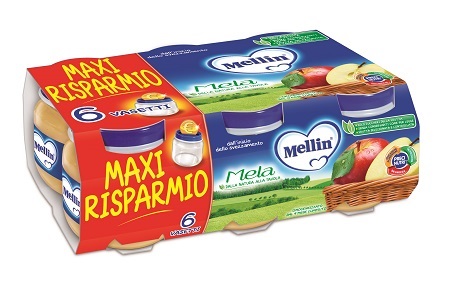 MELLIN OMOGENEIZZATO MELA 100 G 6 PEZZI - Farmacia Del Monaco
