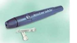 PENNA PUNGIDITO ACCU-CHEK SOFTCLIX + 25 LANCETTE SOFTCLIX + MANUALE DI UTILIZZO - Farmacia Del Monaco