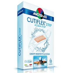 CEROTTO MASTER-AID CUTIFLEXMED STRIP TRASPARENTE IMPERMEABILE SUPPORTO IN POLIURETANO MEDIO 10 PEZZI - Farmacia Del Monaco