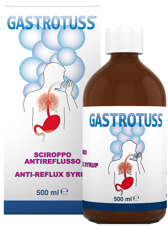 SCIROPPO ANTIREFLUSSO GASTROTUSS 500 ML - Farmacia Del Monaco