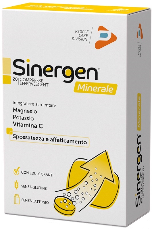 SINERGEN MINERALE LIMONE 20 COMPRESSE EFFERVESCENTI - Farmacia Del Monaco