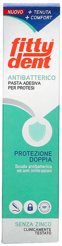 FITTYDENT ANTIBATTERICO PASTA ADESIVA DENTIERA NUOVA FORMULA40 G - Farmacia Del Monaco