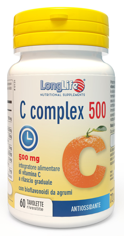LONGLIFE C COMPLEX 500 TIME RELEASED 60 TAVOLETTE - Farmacia Del Monaco