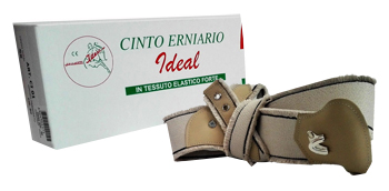 CINTO ERNIARIO IDEAL IN TESSUTO ELASTICO FORTE DOPPIO GRIGIO FRANGIATO 100CM - Farmacia Del Monaco