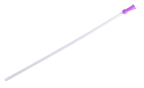 SONDA RETTALE MONOUSO IN NELATON CH22 COLORE VIOLA. LUNGHEZZA 40CM - Farmacia Del Monaco