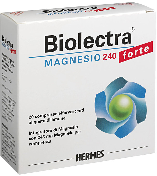 BIOLECTRA MAGNESIO FORTE 20 COMPRESSE - Farmacia Del Monaco