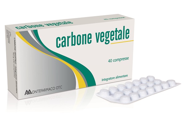 CARBONE VEGETALE 40 COMPRESSE - Farmacia Del Monaco