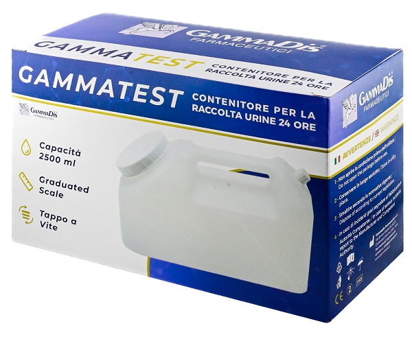 CONTENITORE STERILE PER LA RACCOLTA URINA GAMMASI 24H 2500 ML GAMMADIS - Farmacia Del Monaco