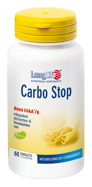 LONGLIFE CARBO STOP 60 TAVOLETTE - Farmacia Del Monaco