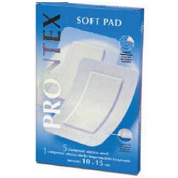 GARZA COMPRESSA PRONTEX SOFT PAD AUTOADESIVA 10X15CM 6 PEZZI - Farmacia Del Monaco