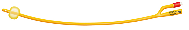 CATETERE FOLEY A MEDIA PERMANENZA  RUSCH GOLD PLUS A 2 VIE IN SILKOLATEX LATTICE-SILICONE PER ADULTO CH20 LUNGHEZZA 40 CM PUNTA CILINDRICA A 2 FORI PALLONCINO 30-50 ML 1 PEZZO - Farmacia Del Monaco