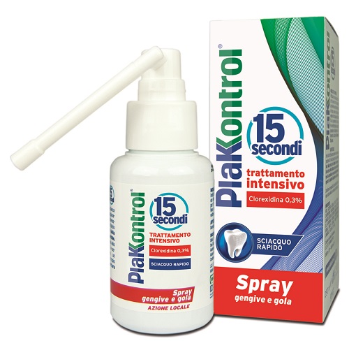 PLAKKONTROL 15 SECONDI COLLUTORIO SPRAY 50 ML - Farmacia Del Monaco