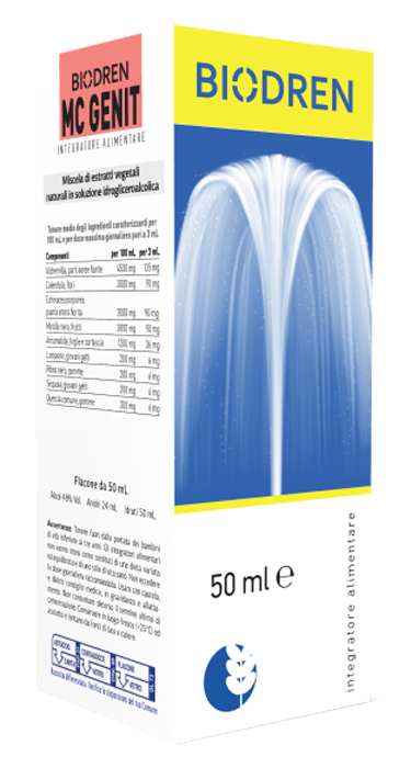 BIODREN MC GENIT SOLUZIONE IDROALCOLICA 50 ML - Farmacia Del Monaco