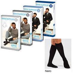 MAN SUPPORT 18 COTONE GAMBALETTO 18 NERO 4 - Farmacia Del Monaco