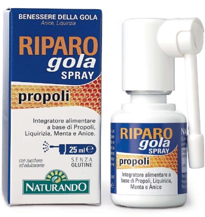 RIPARO GOLA SPRAY 25 ML - Farmacia Del Monaco