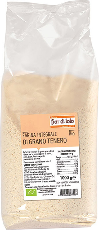 FARINA INTEGRALE DI GRANO TENERO 1 KG - Farmacia Del Monaco