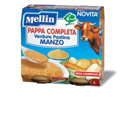 MELLIN PAPPA COMPLETA MANZO 250 G 2 PEZZI - Farmacia Del Monaco