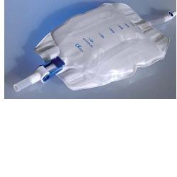 SACCA RACCOGLI URINA DA GAMBA PER INCONTINENZA IN PVC 750 ML TUBO RACCORDO DIRITTO 10 CM+RUBINETTO SCARICO+VALVOLA ANTIREFLUSSO+2 FASCE A BOTTONI 30 PEZZI - Farmacia Del Monaco