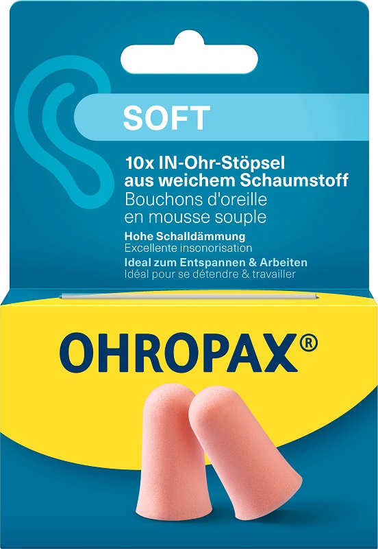 OHROPAX SOFT TAPPI AURICOLARI 10 PEZZI - Farmacia Del Monaco