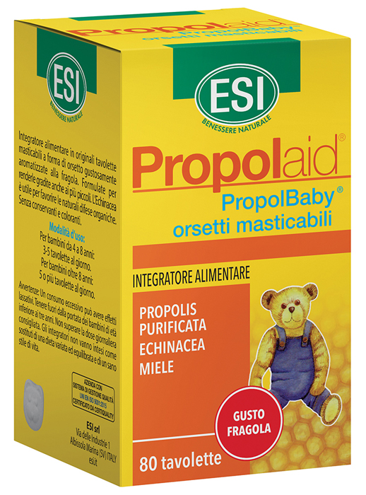 ESI PROPOLAID ORSETTI JUNIOR 80 TAVOLETTE - Farmacia Del Monaco