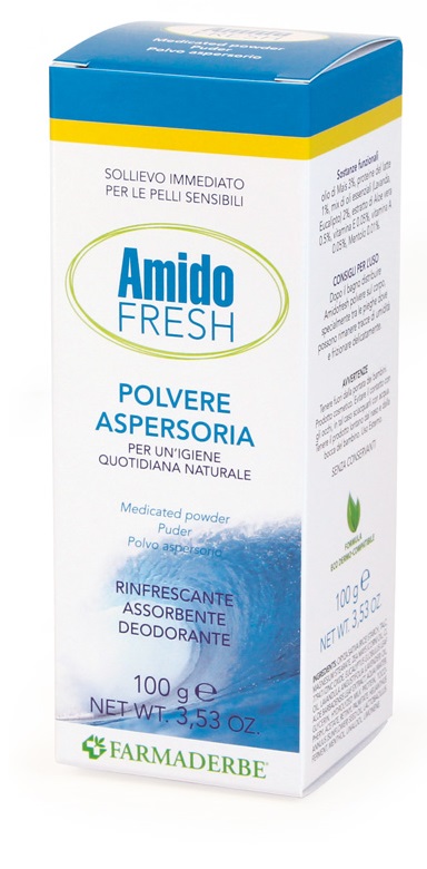 AMIDO FRESH POLVERE ASPERSORIA 100 G - Farmacia Del Monaco