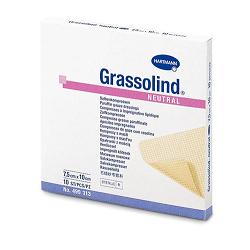 GARZA PARAFFINATA GRASSOLIND 5X5CM 10 PEZZI - Farmacia Del Monaco