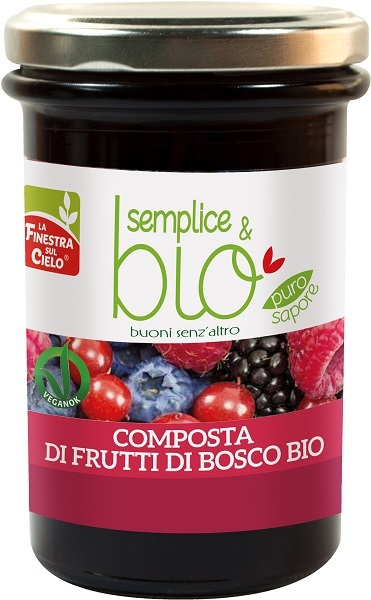 COMPOSTA DI FRUTTI DI BOSCO CON POLPA DI MELA BIO 320 G - Farmacia Del Monaco