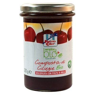 COMPOSTA DI CILIEGIE CON POLPA DI MELA BIO 320 G - Farmacia Del Monaco