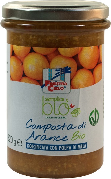 COMPOSTA DI ARANCE CON POLPA DI MELA BIO 320 G - Farmacia Del Monaco