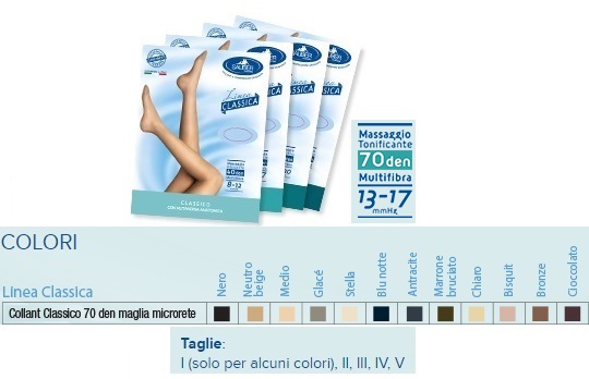 SAUBER COLLANT 70 DENARI MAGLIA MICRORETE NEUTRO BEIGE 4 LINEA CLASSICA - Farmacia Del Monaco