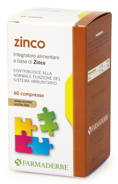 ZINCO 60 COMPRESSE - Farmacia Del Monaco