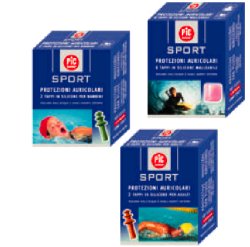TAPPO AURICOLARE IN SILICONE PIC SPORT 6 PEZZI - Farmacia Del Monaco