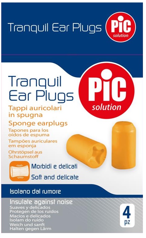 TAPPI AURICOLARI TRANQUIL IN SPUGNA 4 PEZZI - Farmacia Del Monaco