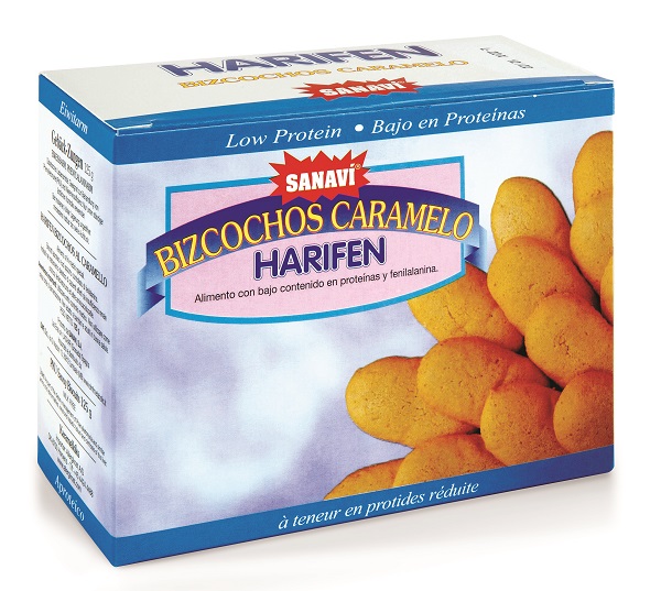 HARIFEN BISCOTTI CARAMELLO 125 G - Farmacia Del Monaco