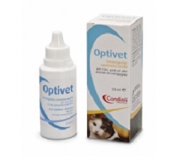 OPTIVET DETERGENTE PER OCCHI PER CANI E GATTI FLACONE 50 ML - Farmacia Del Monaco