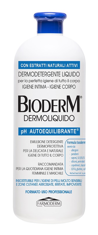 BIODERM DERMOLIQUIDO PH AUTOEQUILIBRANTE 1000 ML - Farmacia Del Monaco