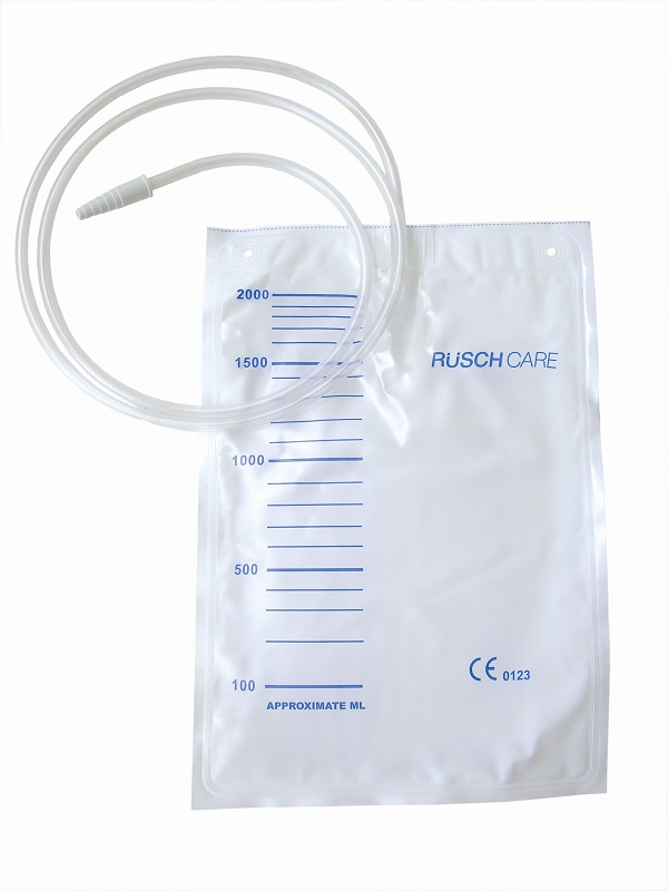 SACCA DI RACCOLTA URINA DA LETTO MONOUSO NON STERILE CAPACITA' 2000 ML CON TUBO DI RACCORDO LUNGHEZZA 130 CM DIAMETRO 5X7 MM VALVOLA DI NON RITORNO 1 GANCIO 30 PEZZI - Farmacia Del Monaco