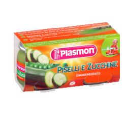 PLASMON OMOGENEIZZATO PISELLI ZUCCHINE 80 G X 2 PEZZI - Farmacia Del Monaco