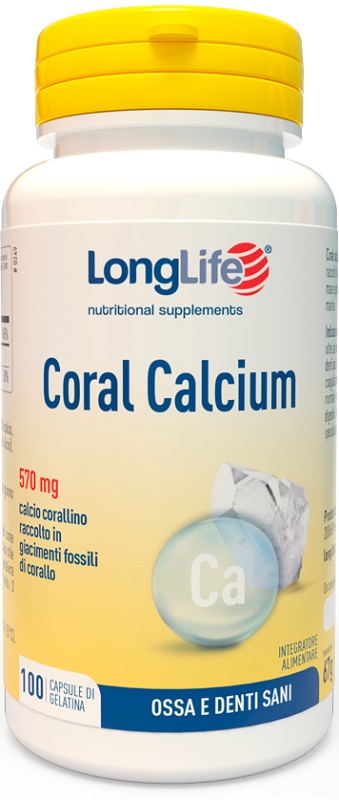 LONGLIFE CORAL CALCIUM 100 CAPSULE - Farmacia Del Monaco