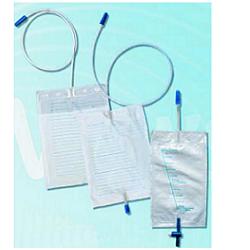 SACCA DI DRENAGGIO DA LETTO PER INCONTINENZA CON VALVOLA DI NON RITORNO E RUBINETTO DI SCARICO 2 LT TUBO 130 CM 10 PEZZI - Farmacia Del Monaco